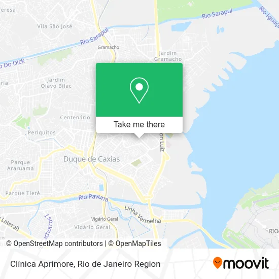 Clínica Aprimore map