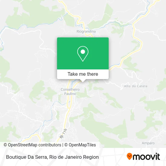 Boutique Da Serra map