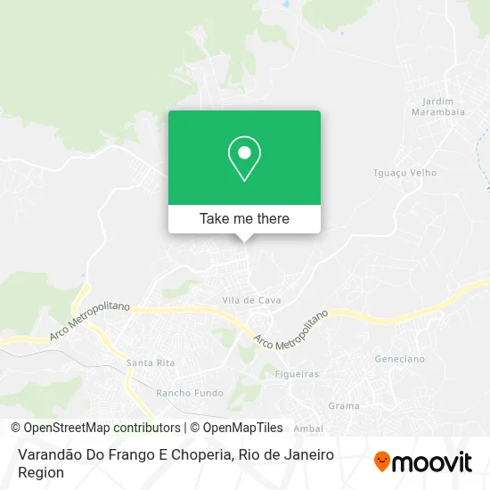 Varandão Do Frango E Choperia map