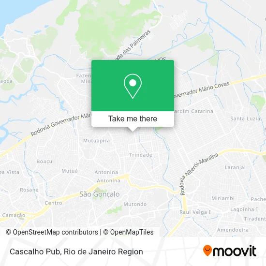 Cascalho Pub map
