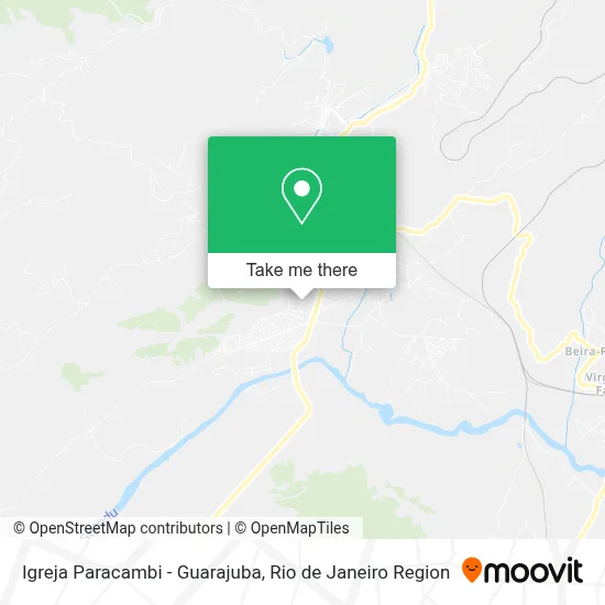 Igreja Paracambi - Guarajuba map