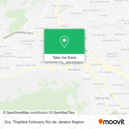 Dra. Thayline Estevam map