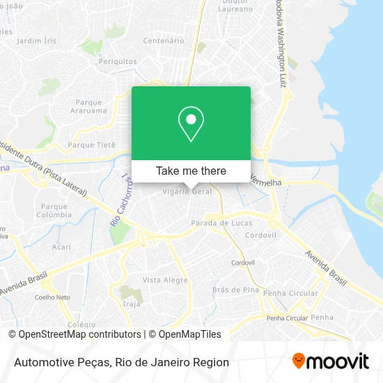 Automotive Peças map