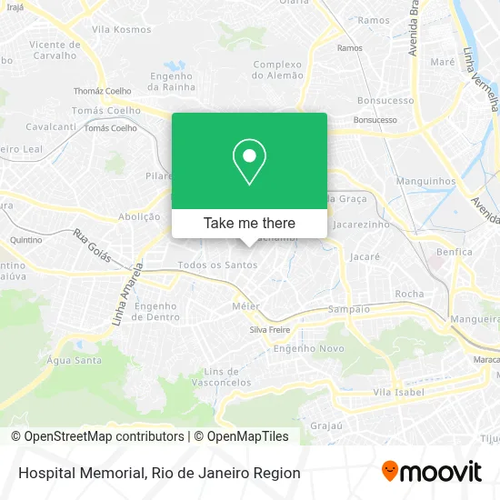 Hospital Memorial map