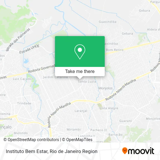Instituto Bem Estar map