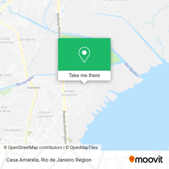 Casa Amarela map