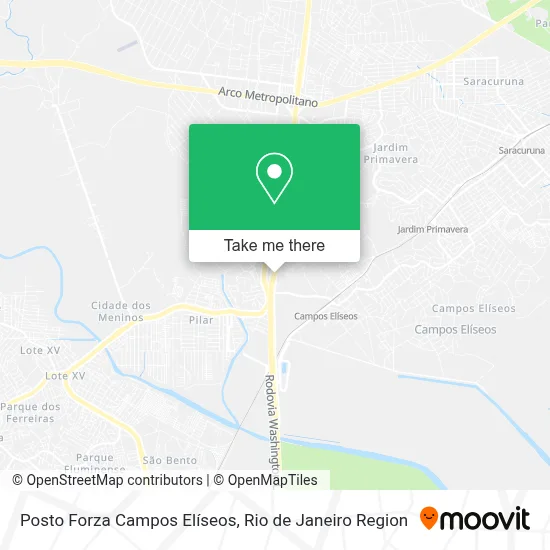 Posto Forza Campos Elíseos map