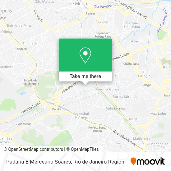 Padaria E Mercearia Soares map