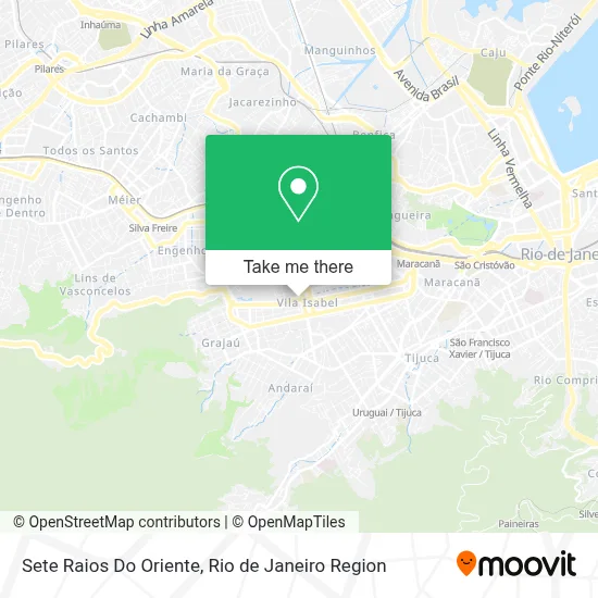Sete Raios Do Oriente map