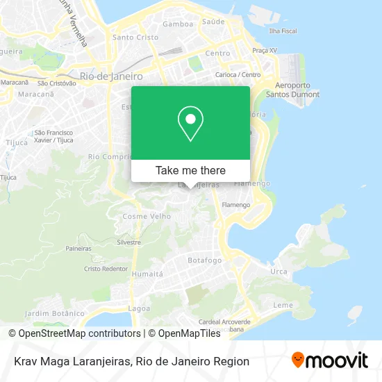 Krav Maga Laranjeiras map