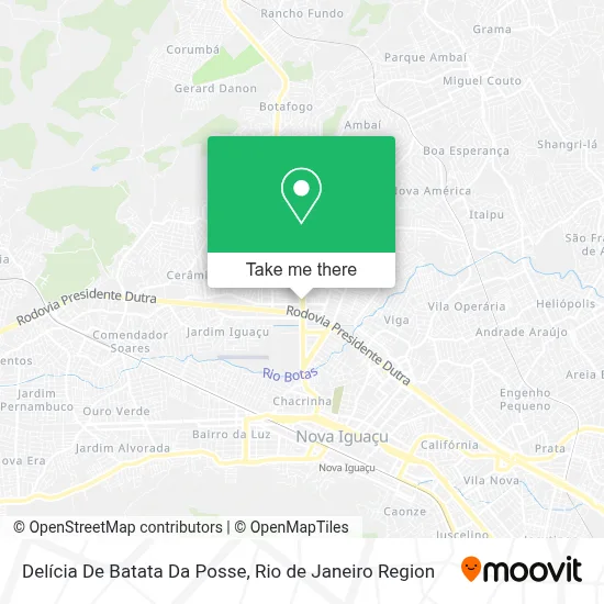 Delícia De Batata Da Posse map