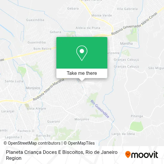 Planeta Criança Doces E Biscoitos map