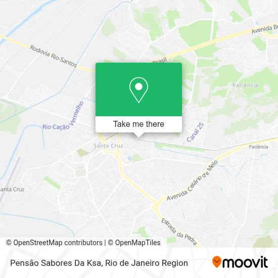 Pensão Sabores Da Ksa map