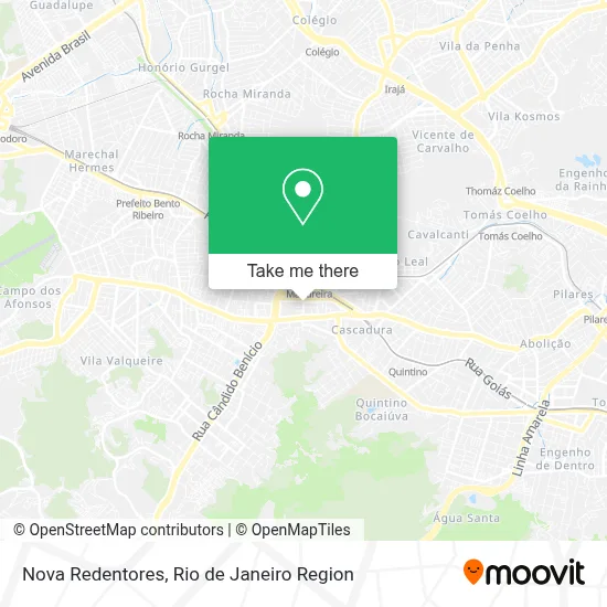 Nova Redentores map