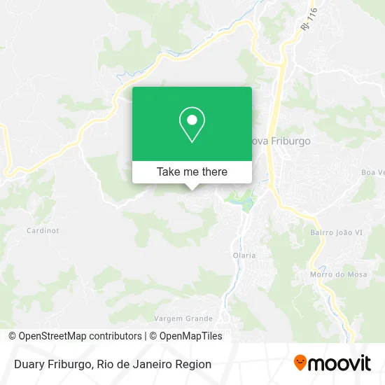 Duary Friburgo map