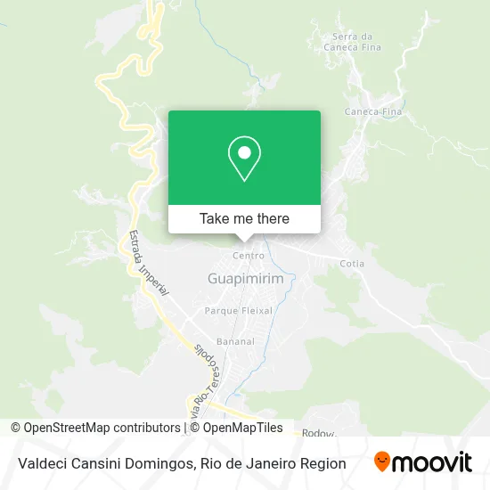 Valdeci Cansini Domingos map