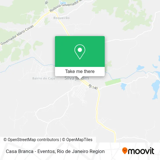 Casa Branca - Eventos map