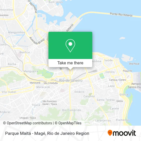 Parque Maitá - Magé map