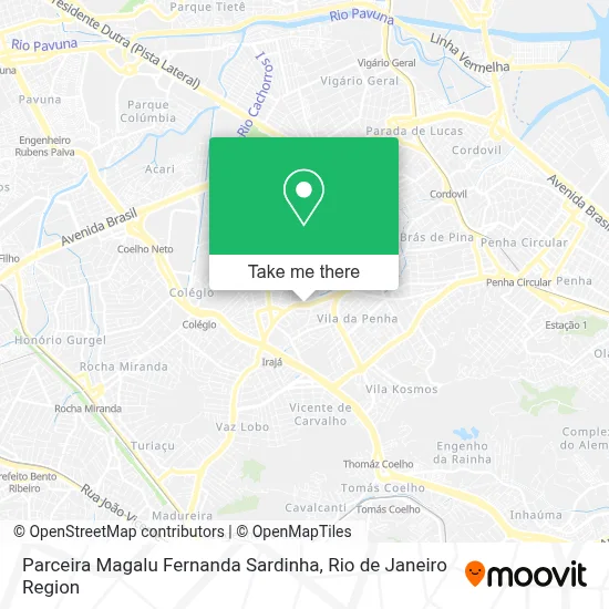Parceira Magalu Fernanda Sardinha map