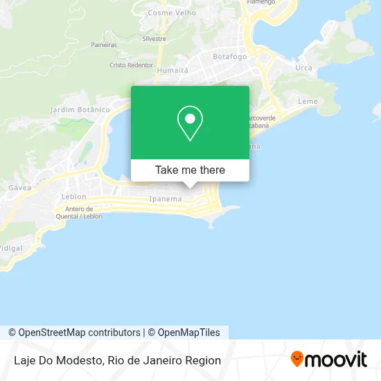 Laje Do Modesto map