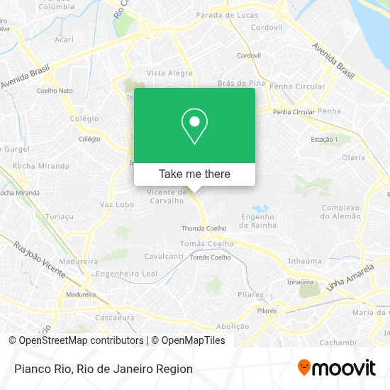 Pianco Rio map