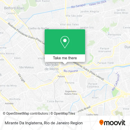 Mirante Da Inglaterra map