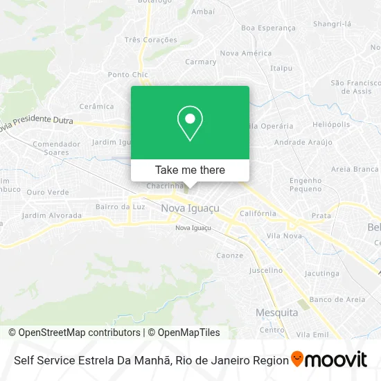 Self Service Estrela Da Manhã map