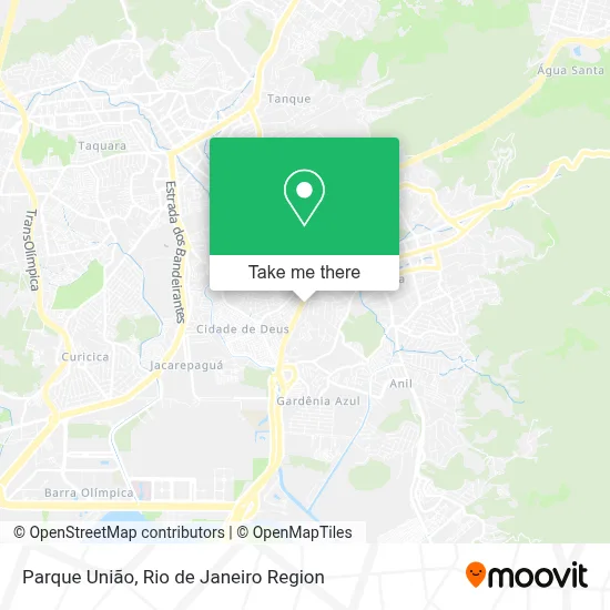 Parque União map