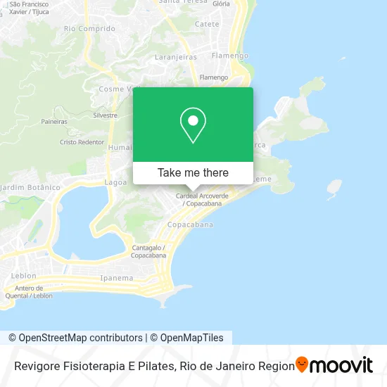 Revigore Fisioterapia E Pilates map