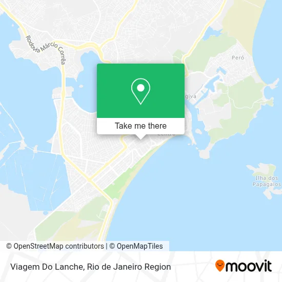 Viagem Do Lanche map