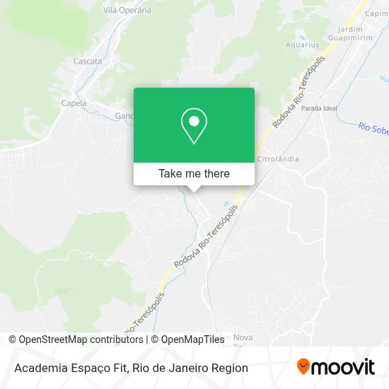 Academia Espaço Fit map