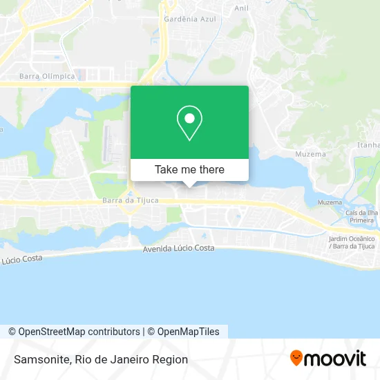 Samsonite map