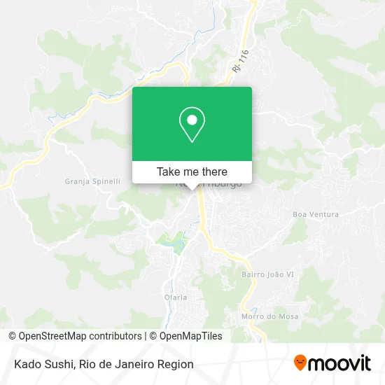 Kado Sushi map