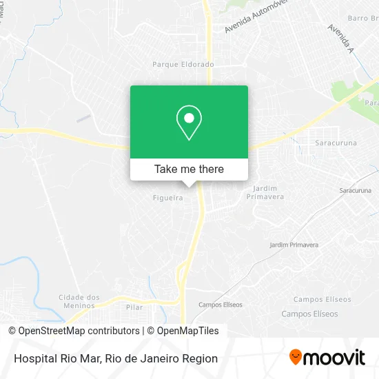 Hospital Rio Mar map