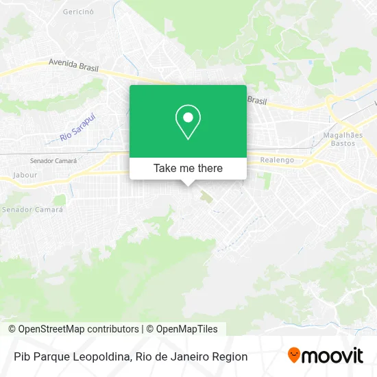Pib Parque Leopoldina map