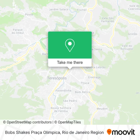 Bobs Shakes Praça Olimpica map