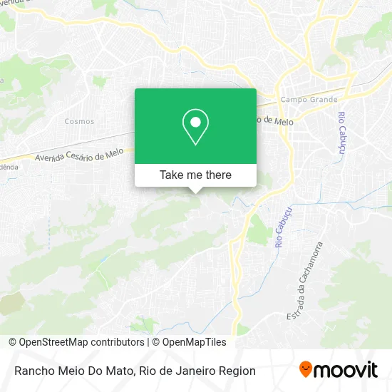 Rancho Meio Do Mato map