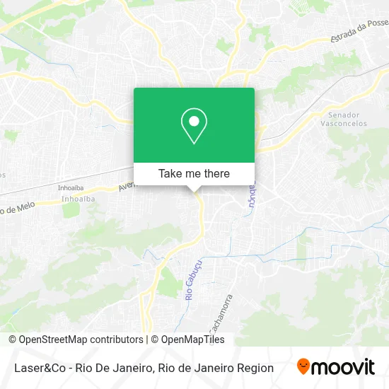 Laser&Co - Rio De Janeiro map