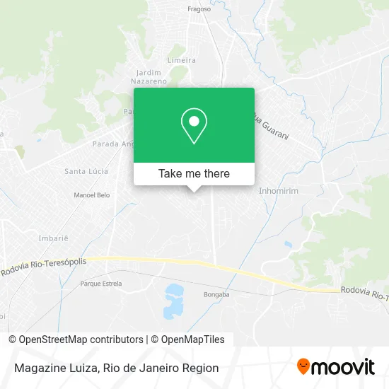 Magazine Luiza map