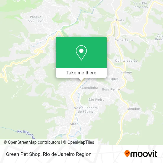 Green Pet Shop map