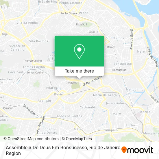 Assembleia De Deus Em Bonsucesso map
