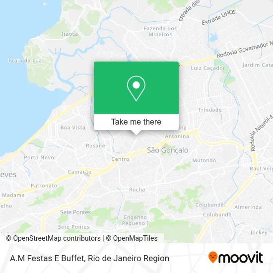 A.M Festas E Buffet map