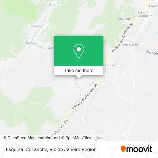 Esquina Do Lanche map