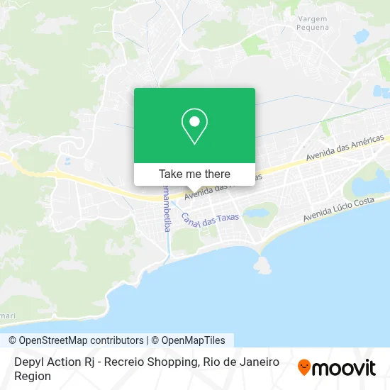 Depyl Action Rj - Recreio Shopping map