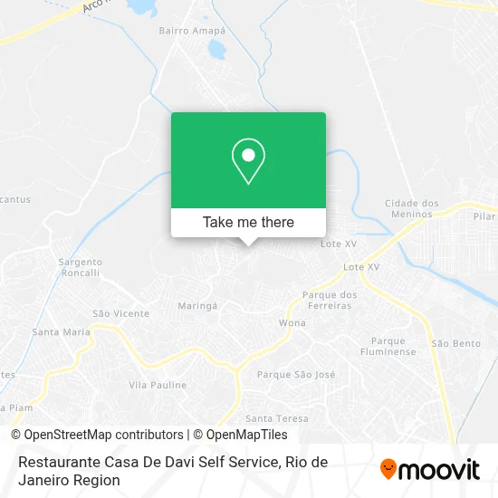Restaurante Casa De Davi Self Service map