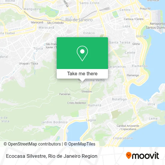 Ecocasa Silvestre map