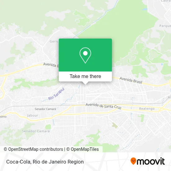 Coca-Cola map