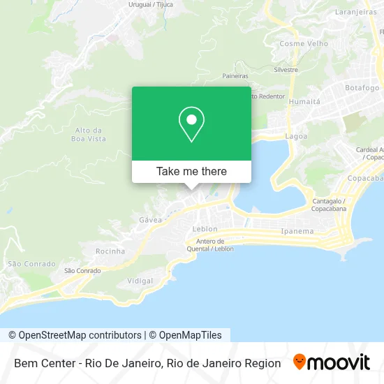 Bem Center - Rio De Janeiro map