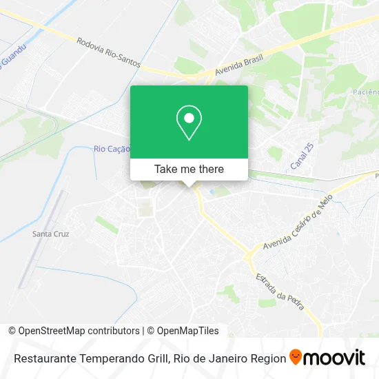 Restaurante Temperando Grill map