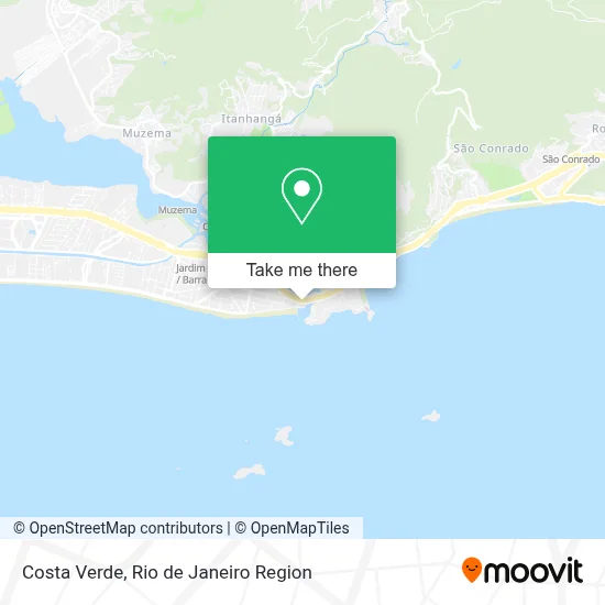 Costa Verde map